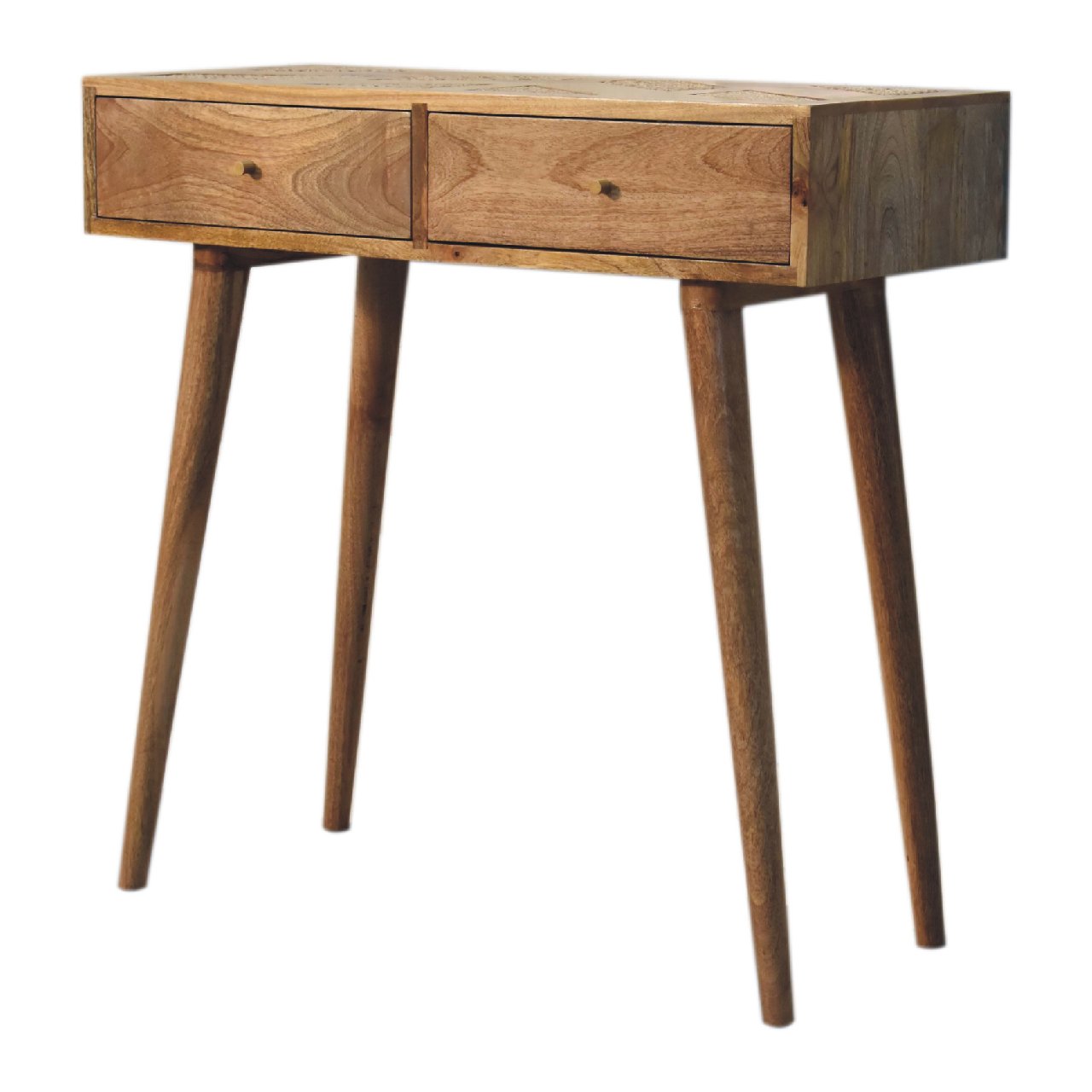 Larissa Aztec Console Table, 100% Solid Mango Wood