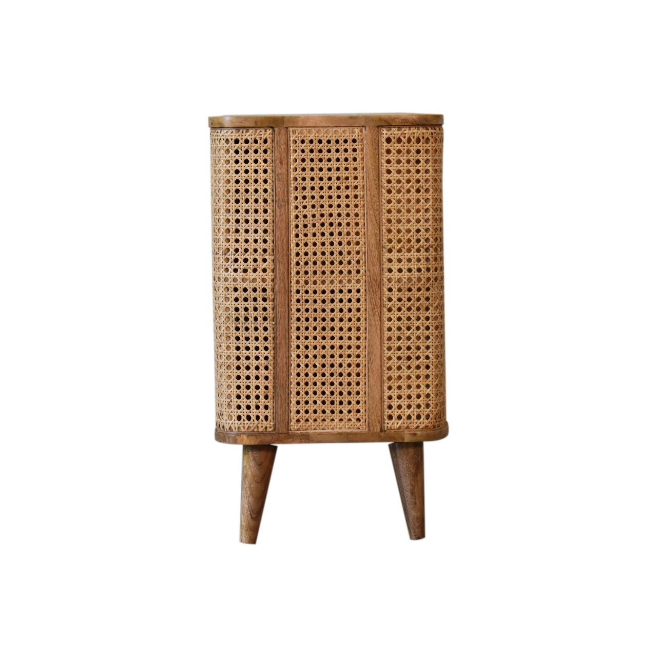 Larissa Open Double Cabinet. 100% Solid Mango Wood