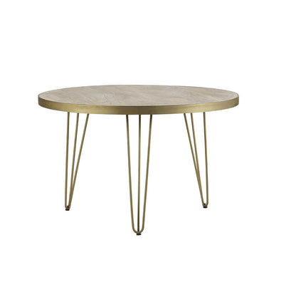 Light Gold Dining Table. 100% Solid Mango Wood