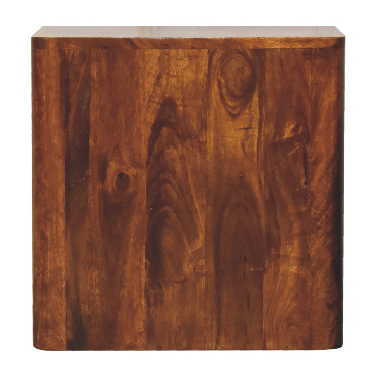 Luca Bedside. 100% Solid Mango Wood