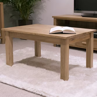 Lyon 3 x 2 Coffee Table. 100% Solid Oak
