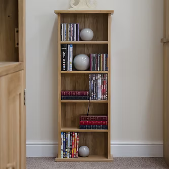 Lyon CD Tower. 100% Solid Oak