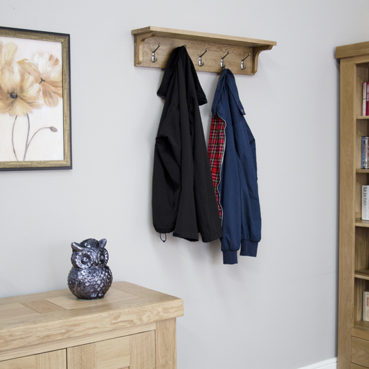 Lyon Coat Rack. 100% Solid Oak