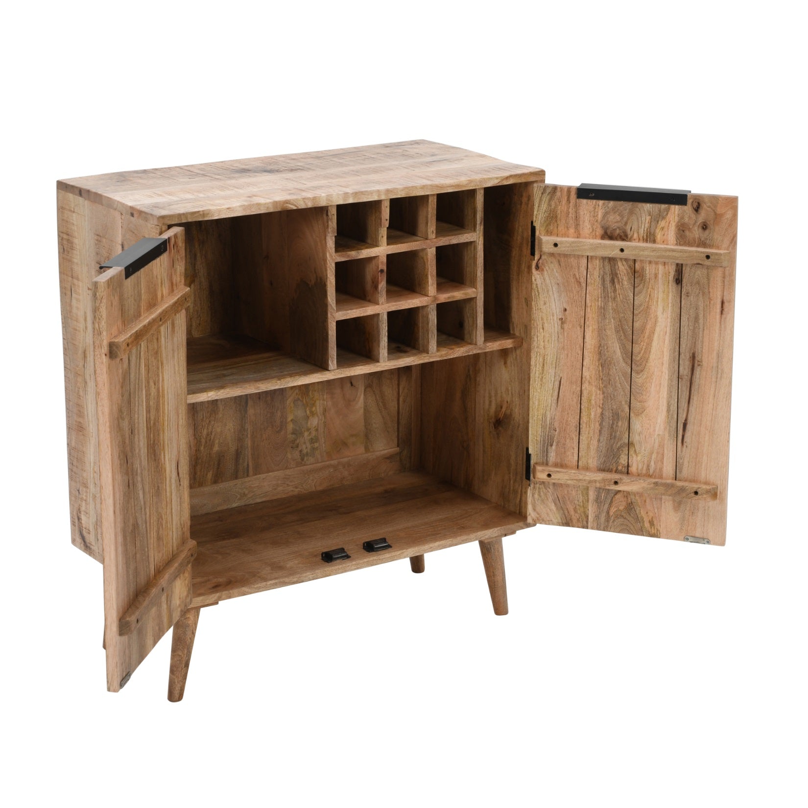 Surrey Solid Wood Drinks Cabinet / Sideboard 100% Eco Sourced Solid Mango Wood