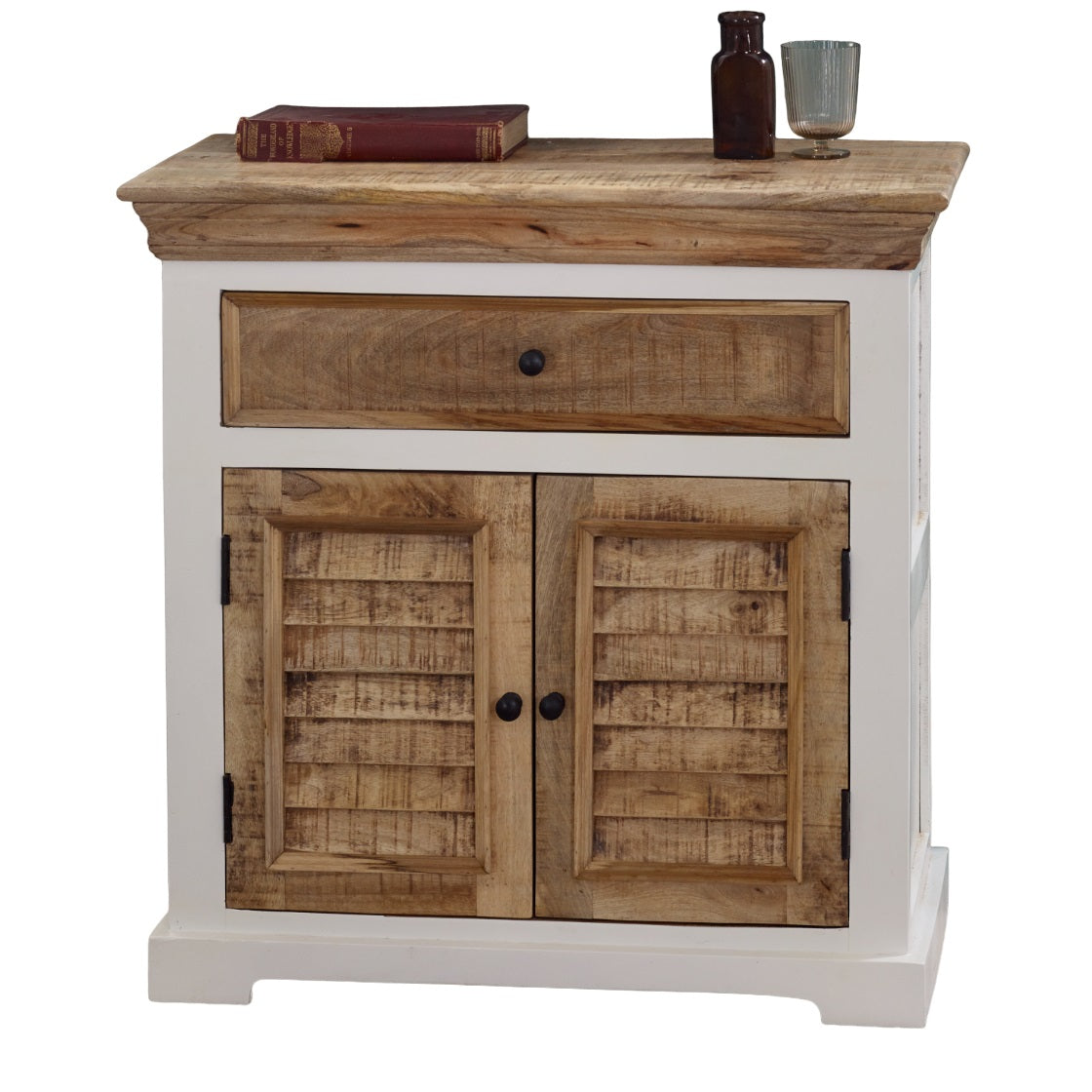 Alfie Wood Sideboard - 1 Drawer & 2 Doors 100% Eco Sourced Mango Wood