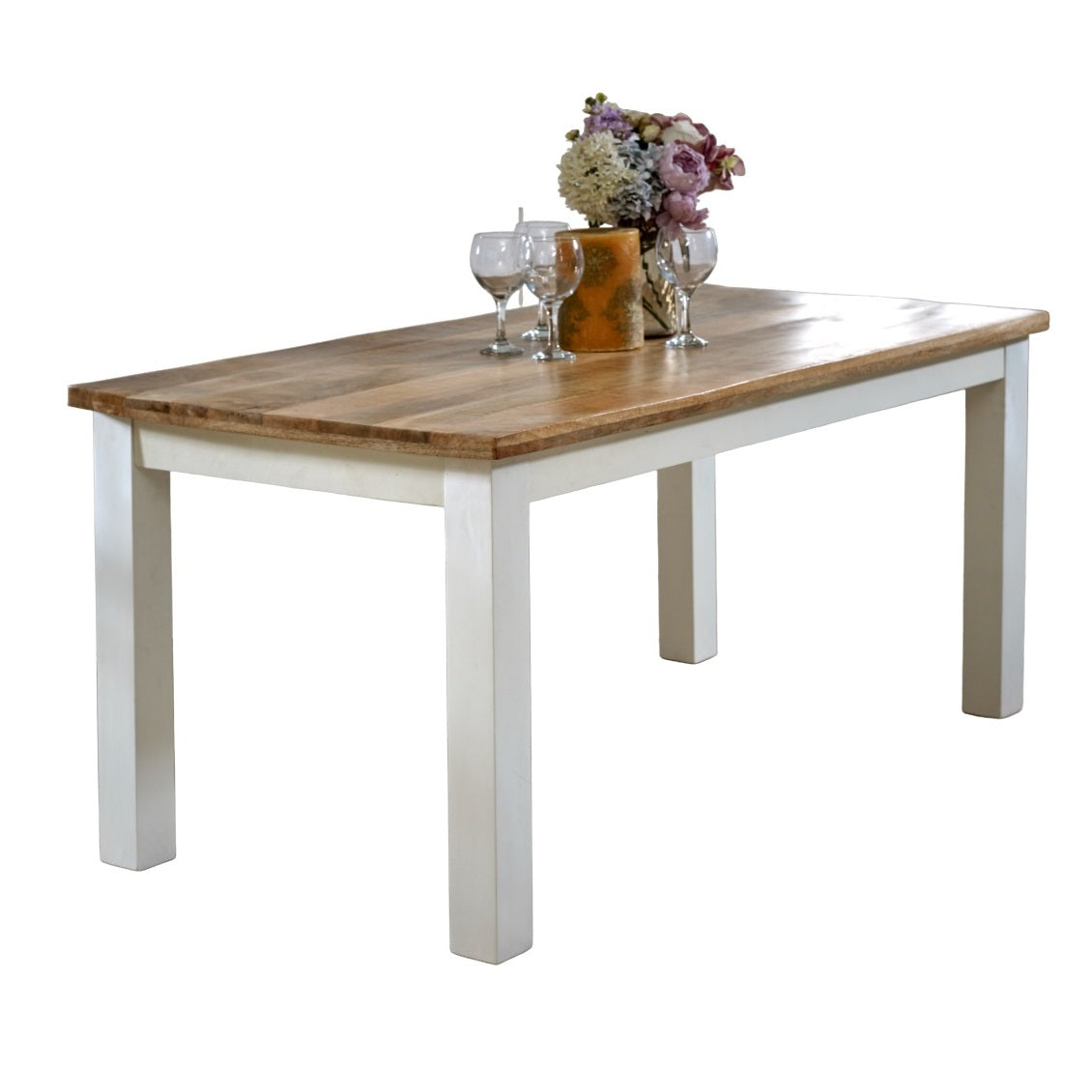 Alfie Dining Table 170cm Solid Mango Wood