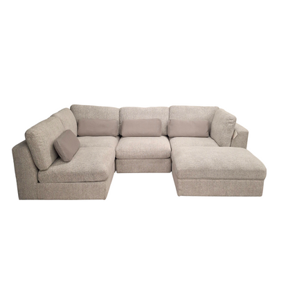 Madison U Shape Sofa Blue or Light Grey