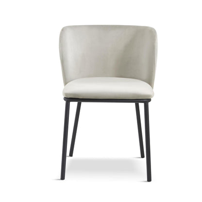 Velvet Dining Chair (Price for 2 Chairs) - 4 Colours Available