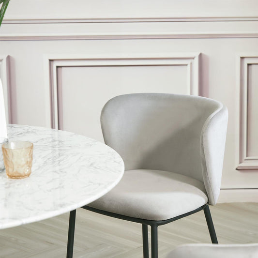 Velvet Dining Chair (Price for 2 Chairs) - 4 Colours Available