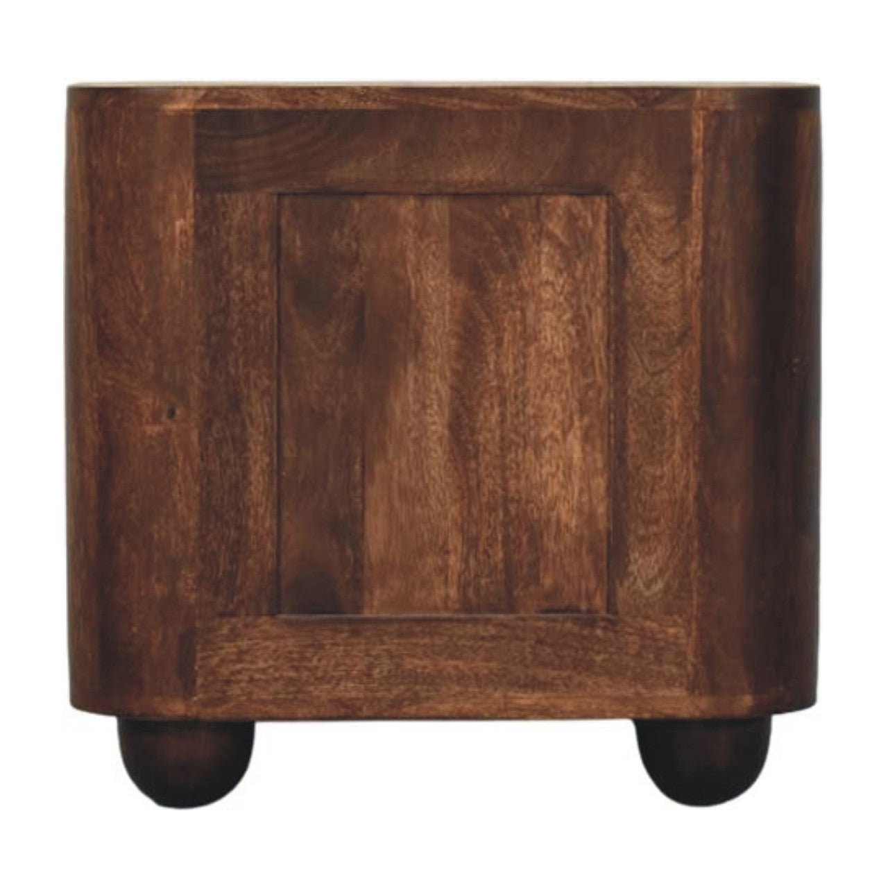 Marlowe Fluted Nightstand. 100% Solid Mango Wood