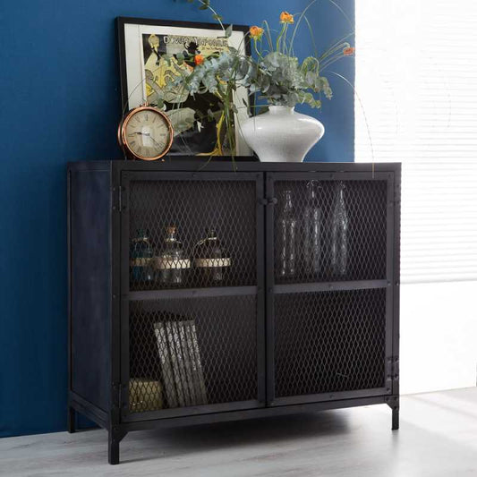Metalica Iron Small Sideboard. 100% Reclaimed Metal