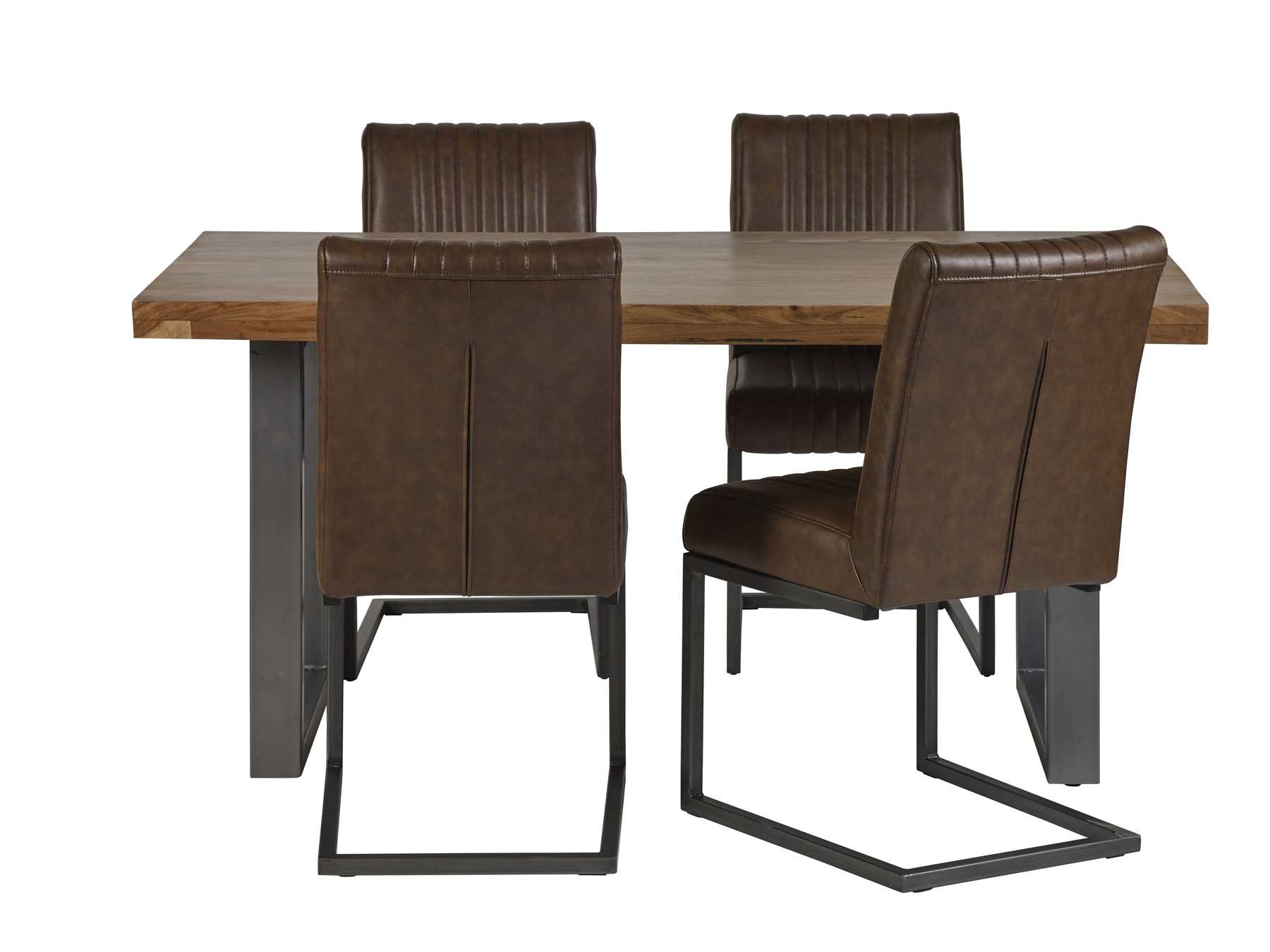 Metropolis Dining Table, Acacia Solid Wood