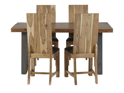 Metropolis Dining Table, Acacia Solid Wood