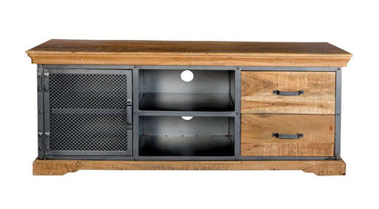 Metropolis TV Media Unit.  Solid Acacia Wood 