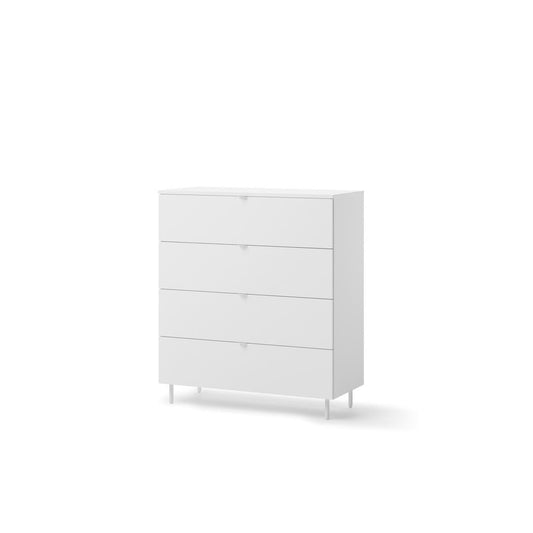 Mila MA-04 Chest Of Drawers 90cm White