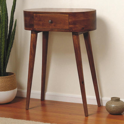 Mini Albion Chestnut Console. 100% Solid Mango Wood