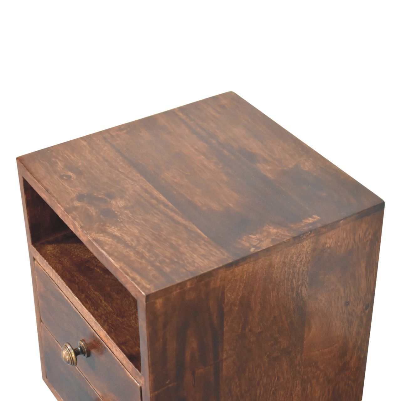 Mini California Walnut Bedside. 100% Solid Mango Wood 