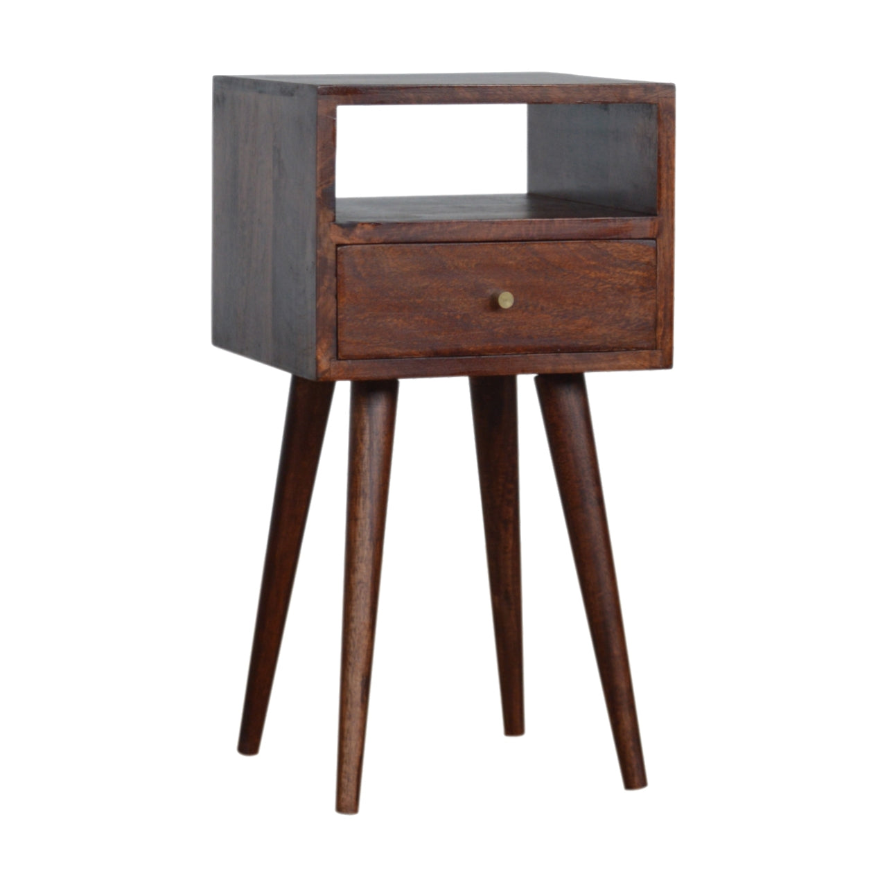 Mini Cherry Bedside.100% Solid Mango Wood