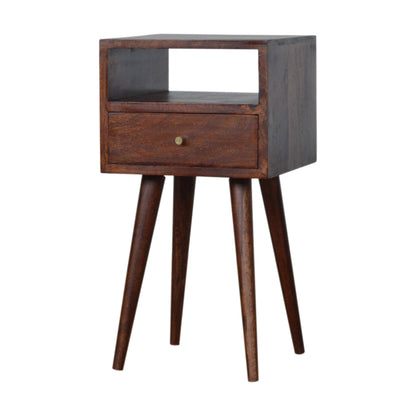 Mini Cherry Bedside.100% Solid Mango Wood