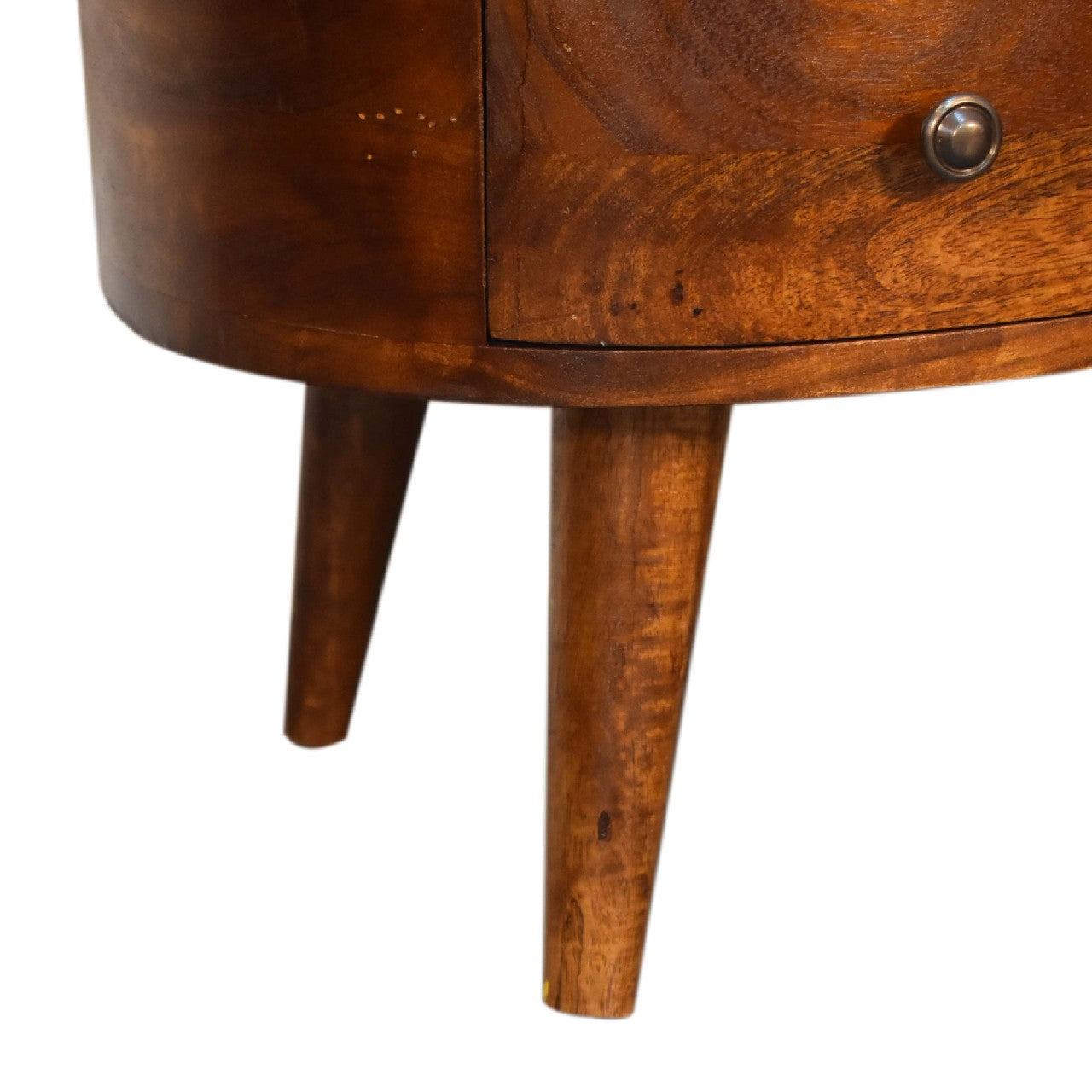 Mini Chesnut Wave Coffee Table. 100% Solid Mango Wood