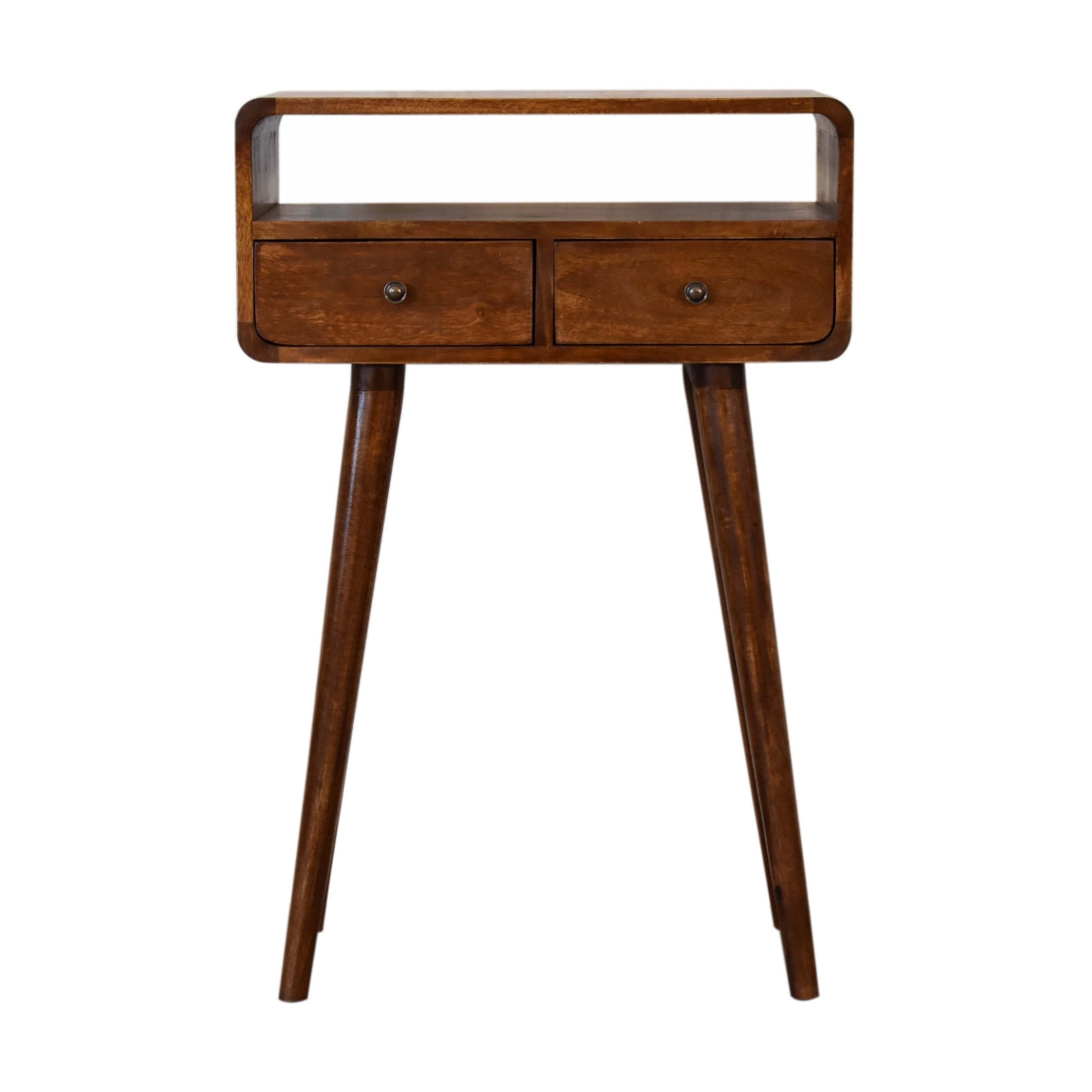 Mini Chestnut Console . 100% Solid Mango Wood