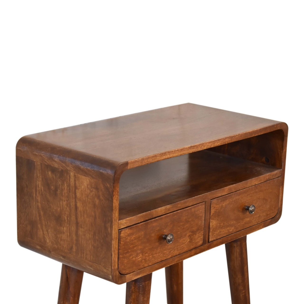 Mini Chestnut Console . 100% Solid Mango Wood