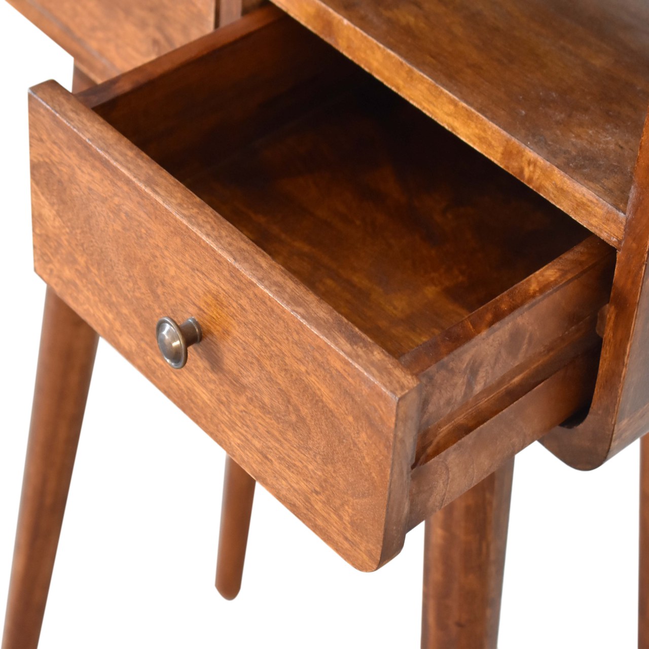 Mini Chestnut Console . 100% Solid Mango Wood