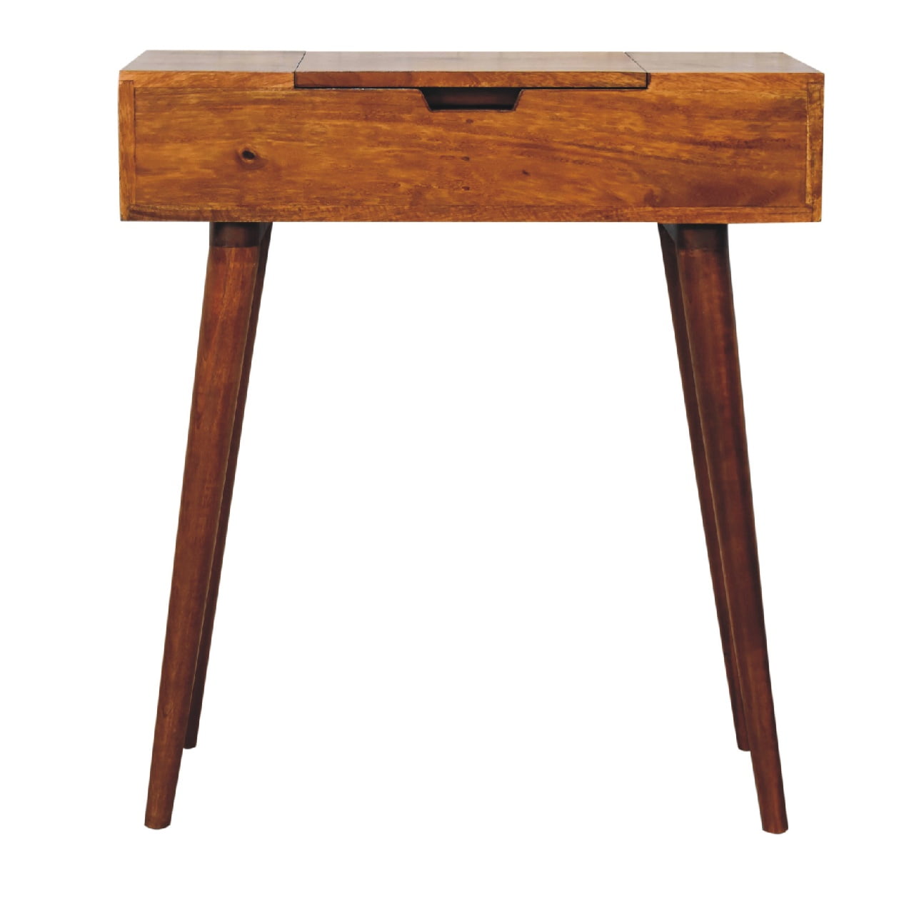 Mini Chestnut Fold Vanity. 100% Solid Mango Wood