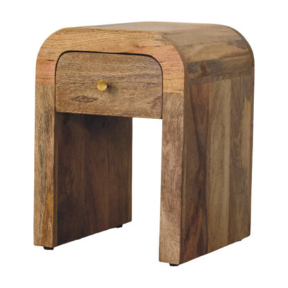 Mini Darcy Oak-ish Nightstand. 100% Solid Mango Wood