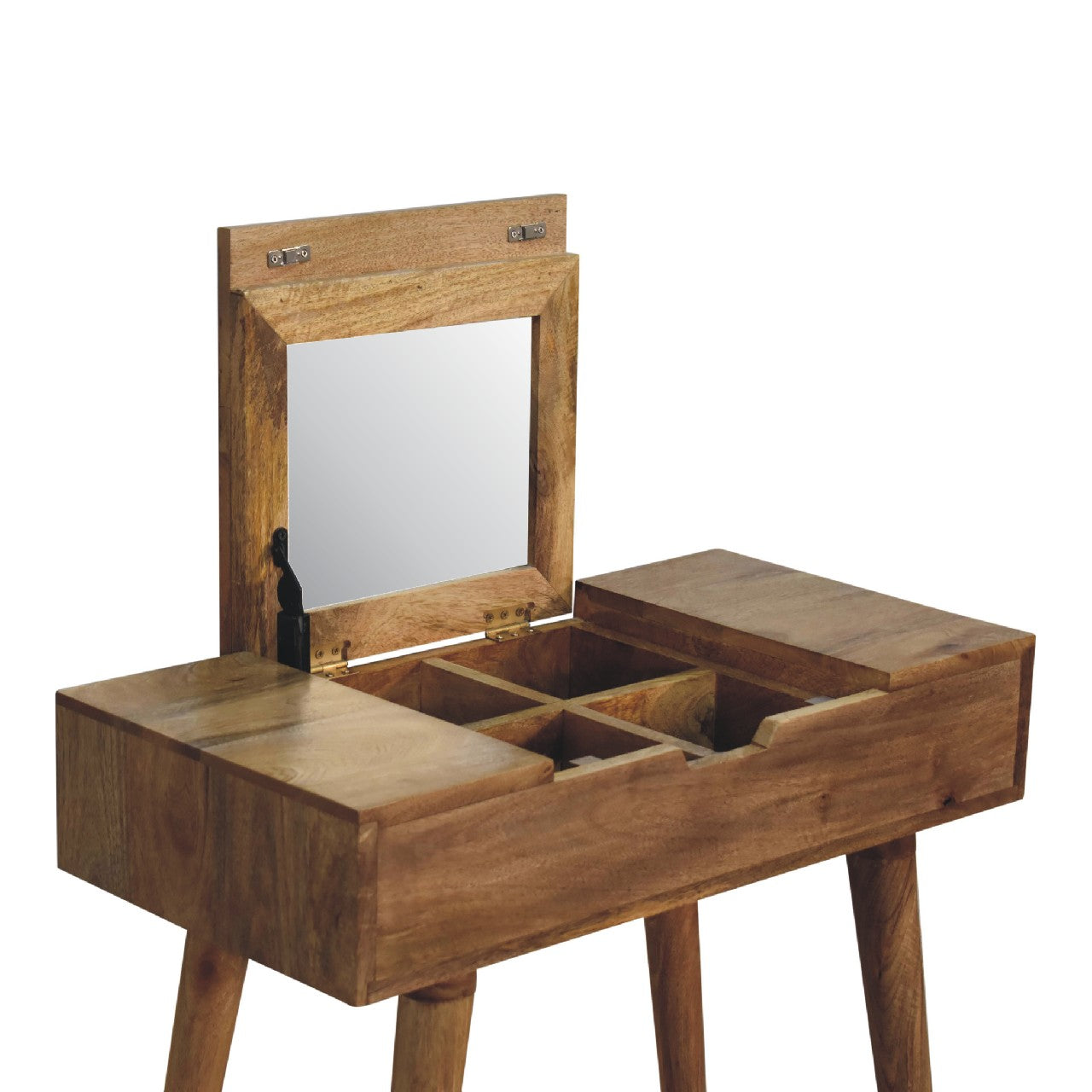 Mini Oak-ish Dressing Table. 100% Solid Mango Wood