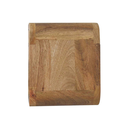 Mini Wall-Mounted Oak Bedside. 100% Solid Mango Wood