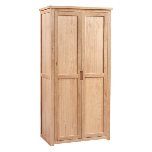 Moderna Ladies' Robe. Oak Wardrobe 100% Solid Oak