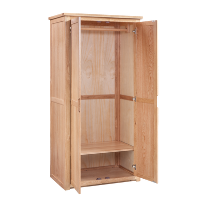 Moderna Ladies' Robe. Oak Wardrobe 100% Solid Oak