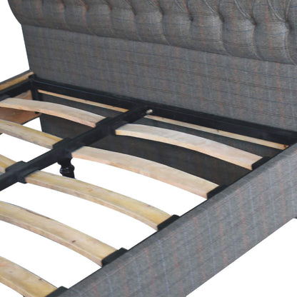 Multi Tweed Bed. 100% Sold Mango Wood