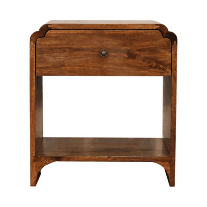 Newton Bedside. 100% Solid Mango Wood