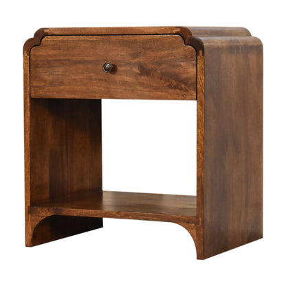 Newton Bedside. 100% Solid Mango Wood