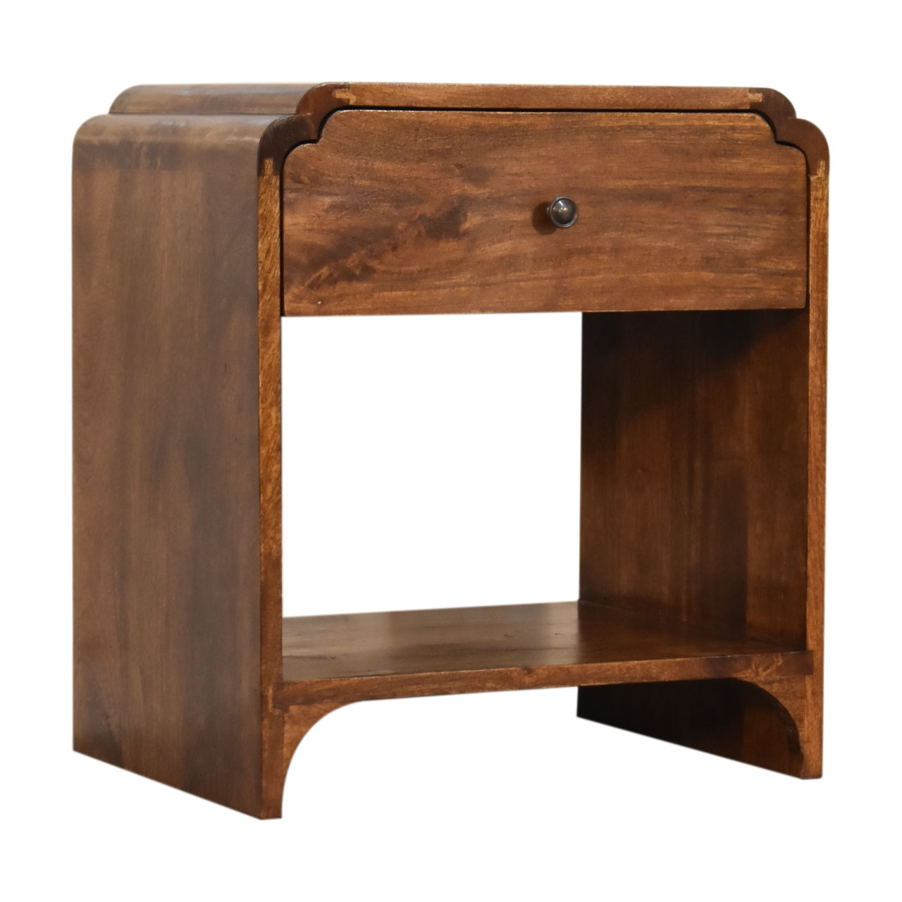 Newton Bedside. 100% Solid Mango Wood