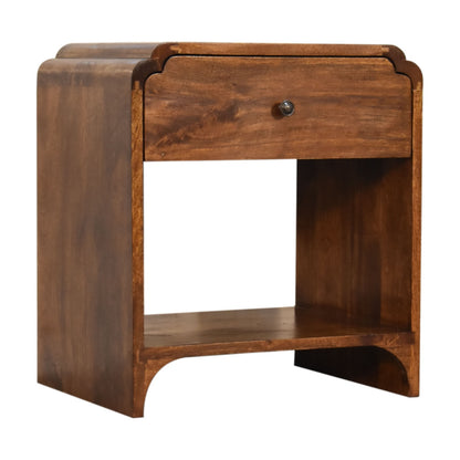 Newton Bedside. 100% Solid Mango Wood