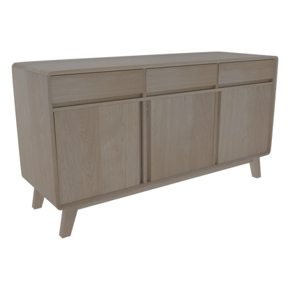 Nordic Large Sideboard. Solid Oak 100% Solid Oak1