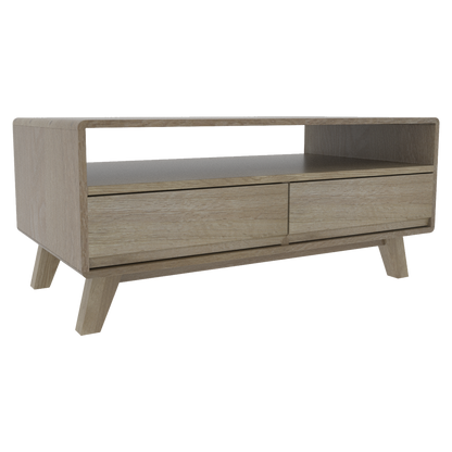 Nordic Medium TV Unit. Solid Oak &amp; Paulownia 100% Solid Oak1