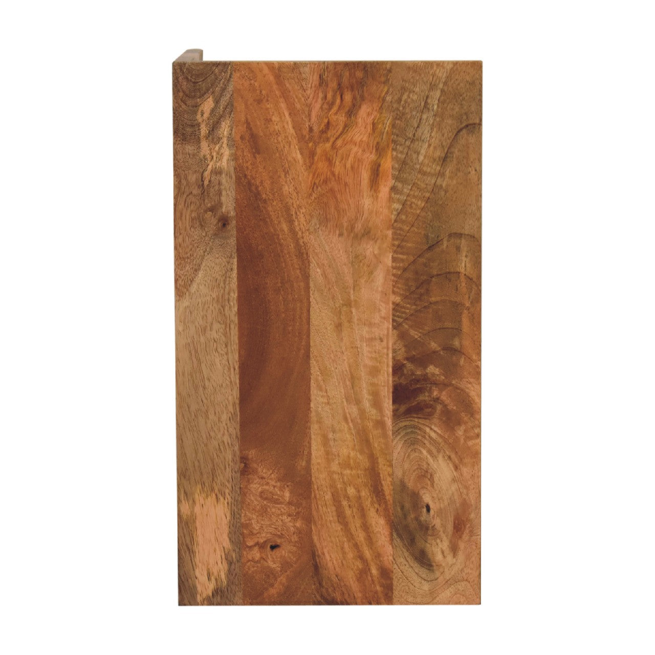 Oak-ish Box Bedside. 100% Solid Mango Wood