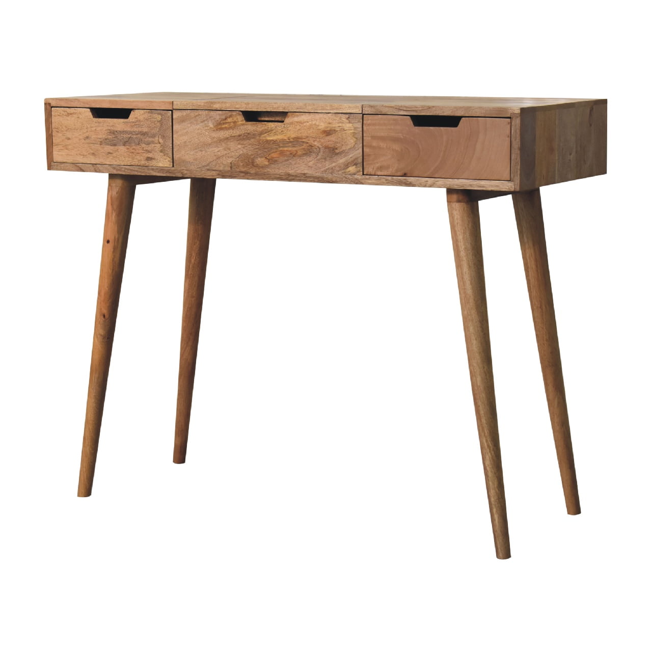 Oak-ish Dressing Table. 100% Solid Mango Wood