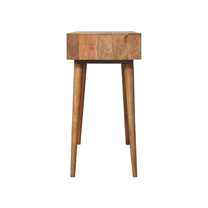 Oak-ish Dressing Table. 100% Solid Mango Wood