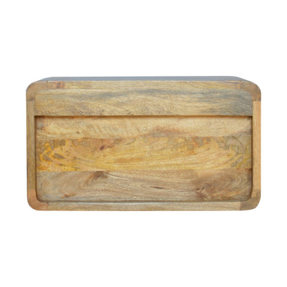 Oak-ish  Floating Bedside 100% Solid Mango Wood