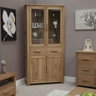 Opus 4 Door Library Unit. 100% Solid Oak