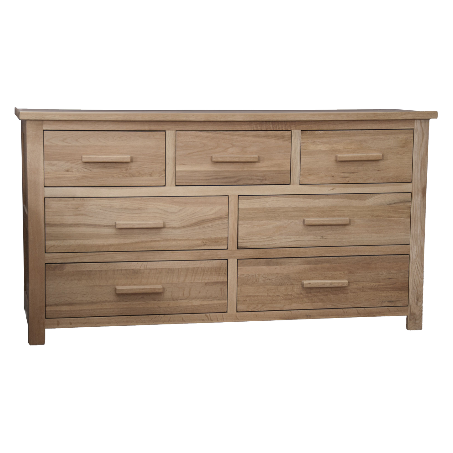 Opus 7 Drawer Multichest. 100% Solid Oak