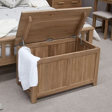 Opus Blanket Box. 100% Solid Oak