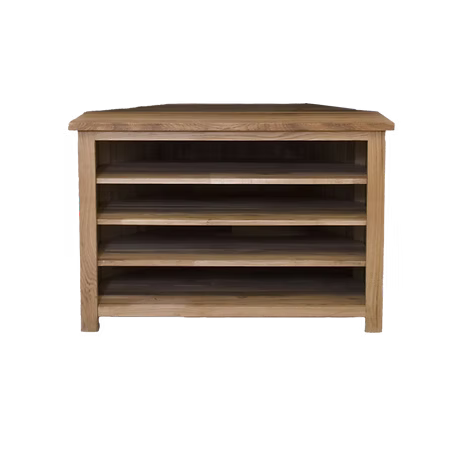 Opus Corner TV Unit. 100% Solid Oak