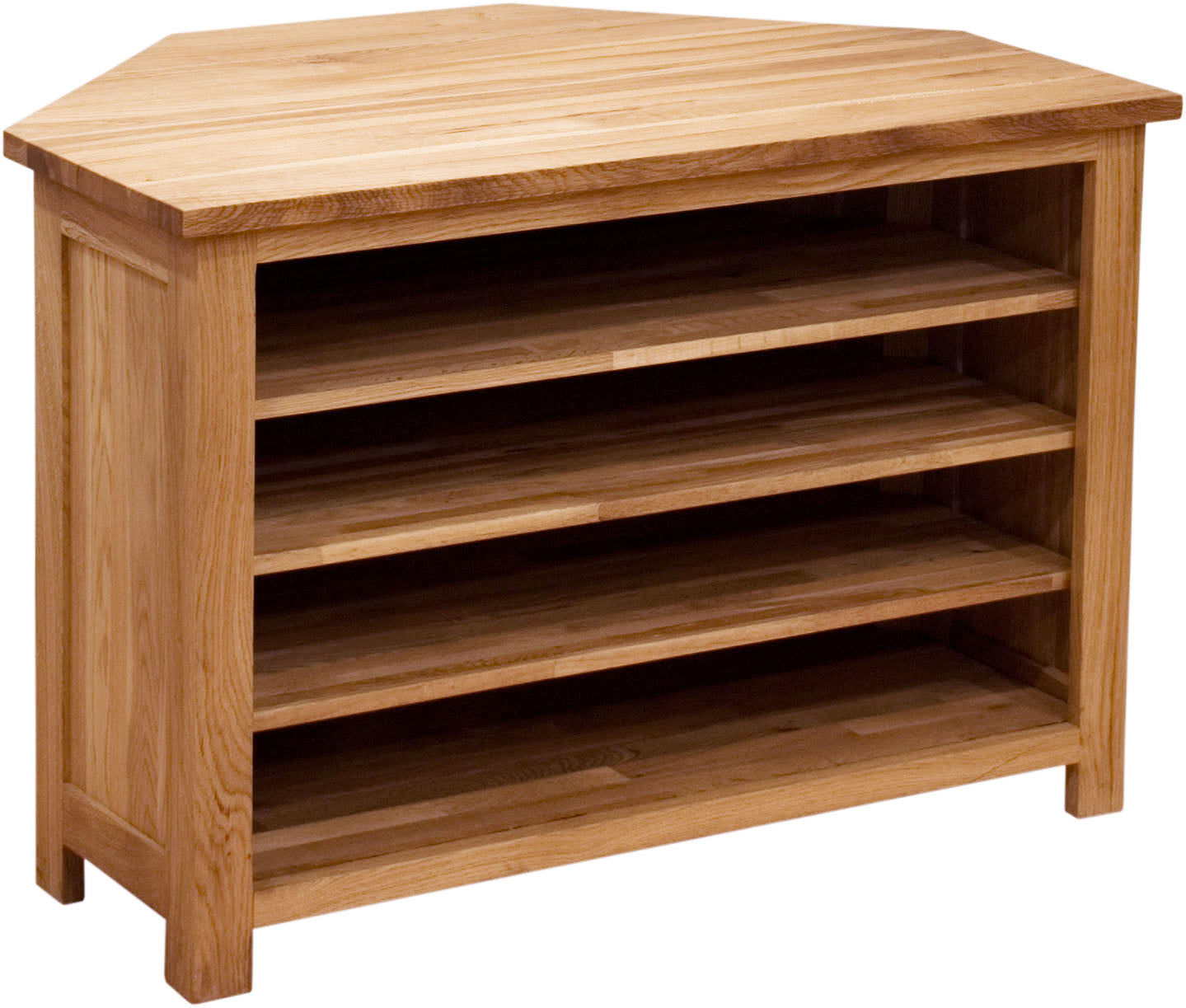Opus Corner TV Unit. 100% Solid Oak
