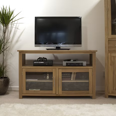 Opus Entertainment Unit. 100% Solid Oak